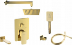 Bateria prysznicowa Valvex 2455560 BAT. LOFT GOLD PODTYNKOWA Z PRZEŁ. CERAMICZNYM 3-FUNKC. // BV.2455560 | 2455560 | 5902273550259