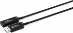 Kabel USB MicroConnect USB-A - USB-A 15 m Czarny (USB3.0AAF15AOP) | USB3.0AAF15AOP | 5704174065739