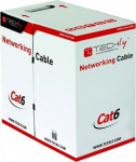 Techly Kabel instalacyjny Techly skrętka Cat.6 UTP drut LSZH 100% miedź 305m, szary | 028139 | 8054529028139
