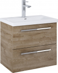 A857969808 / ROCA / KWADRO / SZAFKA ŁAZIENKOWA 60 CM Z 2 SZUFLADAMI, DO KOMPLETACJI Z UMYWALKĄ HEBE, DĄB CANELA / ZAMIENNIK 168957 / | 8445662008452 | 8445662008452