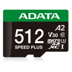 ADATA Speed Plus 512 GB MicroSDXC Class 10 | UD512GUI3V30A2SP-RA1 | 4711085949967