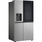 LG Refrigerator | GSGV81PYLL | Energy efficiency class E | Free standing | Side by side | Height 179 cm | Fridge net capacity 416 L | Freezer net capacity 219 L | Display | 36 dB | Silver | GSGV81PYLL | 8806084428080