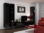 Cama TV Stand VIGO '180' 30/180/40 black/black gloss | RTV VIGO180 c/c | 5903815000041