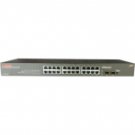 Przełącznik Longshine Switch 48,3cm 24x GE GS9126 2x mini-GBIC | LCS-GS9126 | 4016621126216