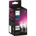 Philips Philips Hue LED Luster E14 2pack 5,1W 470lm White Color Amb. BT | 49128100 | 8719514491281