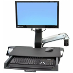 Ergotron ERGOTRON StyleView Sit-Stand Combo Arm with Worksurface polished - 45-260-026 | 45-260-026 | 0698833015928
