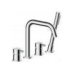 Bateria wannowa KFA KFA bateria wannowa stojąca 4-otworowa Moza, chrom 5035-210-00 | 5907571505376 | 5907571505376