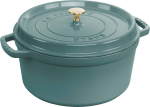STAUB STAUB LA COCOTTE Garnek żeliwny okrągły 2.2 ltr, eukaliptusowy | NPC-1025319 | 3272340062704
