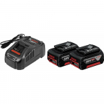 Bosch Ładowarka gal 1880 CV + 2 x akumulator do narzędzi GBA 18V 5Ah (1600A00B8J) | 1600A00B8J | 3165140839341
