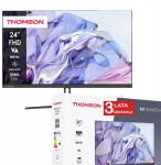 Thomson M24FB2Y14 - 23,8" FHD, VA, 100Hz, 5ms, 250cd, 4000:1, HDMI, VGA, 3Yr | M24FB2Y14 | 9120106661941