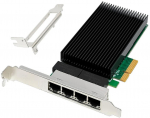 Karta sieciowa MicroConnect Network Card PCIe x4 I226-T4 | Network Card PCIe x4 I226-T4 | 5715328014572