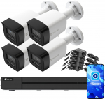 Rejestrator Ezviz Zestaw do monitoringu EZVIZ 4x kamera PoE 8Mpx, rejestrator, dysk 2TB | CS-BN4884 | 6941545636078