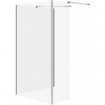 Cersanit (kabiny walk-in) SET B798: Kabina walk-in MILLE ścianka stała chrom 90x100x30x200 (S601-185) | S601-185 | 5901771081807