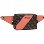 Guess Guess, Camy, Textile Fanny Pack, 4G Logo, Coral/Brown, For Women For Women | 190231370642 | 190231370642
