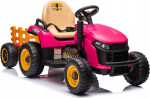 Lean Cars Traktor Na Akumulator BBH-030 R&oacute;żowy | 5905991011545 | 5905991011545