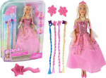 LeanToys Lalka R&oacute;żowa Lucy Księżniczka Akcesoria Do Włos&oacute;w | 14773 | 5905515352369