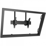 TOA Chief Fusion X-Large Dual Pole Ceiling TV Mount For Displays 55-100'' Black Komponent montażowy (szyna montażowa, 2 zaciski łączące, 2 tylne pokrywy, 2 głowice array) do telewizora płaskiego czarny Bildschirmgrosse: 152.4-228.6 cm (60&a ...