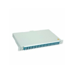 TELEGRTNER Panel światłowodowy TELEG&Auml;RTNER BASIS V z łącznikami i pigtailami, 24x LC Quad, zielony, OS2 PC (26.11.6083) | 26.11.6083 | 4018359006785