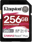 256GB React Plus 280/150/MB/s U3 V60 SD Card | SDR2V6/256GB | 0740617340594