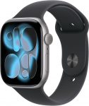 Apple Watch 11 GPS + Cellular 46mm Sport Band M/L, space gray/black (MFCA4ET/A) | MFCA4ET/A | 195950476682