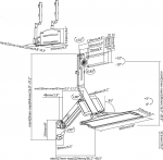 Monitor And Keyboard Wall Mount MC-838 | MC-838 | 5902211113577