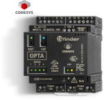 Finder Programowalny przekaźnik logiczny Finder CODESYS ADVANCED 12...24V DC RJ45 lub MODBUS TCP/IP, MODBUS RS485 8A.04.9.024.832C | 8A.04.9.024.832C | 8012823458465