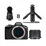 Canon | EOS R50 + RF-S 18-45mm CREATOR KIT (SIP) | Megapixel 24.2 MP | Image stabilizer | ISO sensitivity (max) 32000 | Display diagonal 2.95 " | Wi-Fi | Video recording | Automatic, manual | CMOS | Black | 5811C035 | 8714574676050