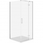 Cersanit SET C525 KABINA CITY PRAWA CHROM 90X90X195+TAKO SLIM BIAŁY WIR | SZEZ1003250085 | 5901771109495