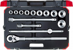 Gedore GEDORE red Socket Set 3/4   14-pieces | R78004014 | 4060833000116