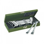Proxxon Zestaw kluczy płasko-oczkowych z przegubem i grzechotką 8-19mm 7szt. (PR23068) | PR23068 | 4005039230684