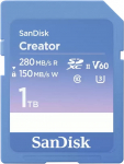 Karta SanDisk Creator SDXC 1 TB Class 10 UHS-II/U3 V60 (SDSDXEP-1T00-GNCIS) | SDSDXEP-1T00-GNCIS | 619659216597