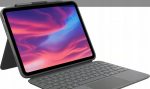 Logitech Combo Touch Tastatur-Case f&uuml;r iPad 10. Gen & 11. Gen (A16) oxford grau | 920-011435 | 5099206107601
