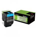 Toner Lexmark 80C2XC0 Cyan Oryginał  (80C2XC0) | 80C2XC0 | 0734646481328