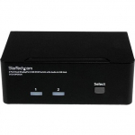 Przełącznik StarTech 2 Port Dual DisplayPort USB | SV231DPDDUA | 065030839266