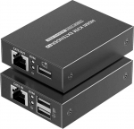 Przełącznik PremiumCord HDMI KVM extender 4K i FULL HD 1080p na 70m z przesyłem USB | khext70-8 | 8592220023386