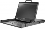 Konsola KVM StarTech StarTech.com Rack KVM Konsole HD 1080p - US Tastatur(QWERTY), Ein Port VGA KVM mit 17'' LCD Monitor - 1HE LCD KVM Konsolenschublade mit Kabeln - USB Unterstutzung - 50.000 MTBF (RKCONS17HD) - KVM-Konsole mit KVM-Switch  ...