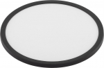 Lampa sufitowa TK Lighting TK Lighting Aqua Black Large 6905 plafon lampa sufitowa koło z przełącznikiem na obudowie 1x45W LED 3000/4000/6500K czarny/biały | 6905 | 5901780569051