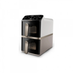 Philips Airfryer, Dual Basket | NA462/80 4000 Series | Capacity 10 L | Power 2750 W | RapidAir | Silk White/Beige | NA462/80 | 8720389072253
