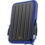 Dysk zewnętrzny HDD Silicon Power Armor A66 5TB czarny-niebieski (SP050TBPHD66LS3B) | SP050TBPHD66LS3B | 4713436146186