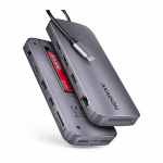 HMC-12GM2 USB hub 12in1 10Gbps HDMI DP LAN M.2 | HMC-12GM2 | 8595247907783