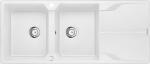 Zlewozmywak Deante ZLEW.ANDANTE ALABASTER GRANIT 2K Z/O 1160x500x210, 3,5''+SPACE SAVER | ZQN_A213 | 5908212080368