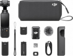 Kamera DJI Osmo Pocket 3 Creator Combo 4K czarna | CP.OS.00000302.01 + OP3-B718 + FW-OP3-BRG + SDSQXAA-128G-GN6MA | 6941565980335
