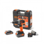 BLACK & DECKER | Cordless Drill/Driver with 2.0 Ah/4.0 Ah Battery | BCD003MEM2K-QW | 18 V | 2.0/4.0 Ah | Lithium | BCD003MEM2K-QW | 5035048709160