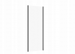 Cersanit S932-133 ŚCIANKA KABINY PRYSZNICOWEJ LARGA CZARNA 80X195 SZKŁO TRANS. // KNC.ŚĆ-LARGA-80X195-TR-CZ | 5901771012566 | 5901771012566