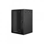 Wall-Mounted Rack 19inches 18U 600X600mm black | WF01-6618-10B | 5901969403237