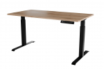 Desk with electric height adjustment MOON LONG 150x80x72-120 black/wotan | 104033 | 5903815008979