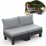 Keter Darza dwuosobowa kanapa Elements 2 Seater szary/kolor szary 8711245158037 | 8711245158037 | 8711245158037