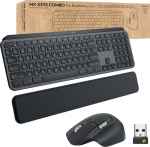 Logitech MX Keys Combo f. Business Set - Tastatur und Maus - kabellos DE -grafit | 920-010926 | 5099206104419