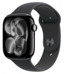 Watch Series 11&nbsp;GPS + Cellular 46mm&nbsp;Natural Titanium Case with Stone Grey Sport Band - M/L | MFCX4MP/A | 195950629712