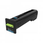 Toner Lexmark 72K2XC0 Cyan Oryginał (72K2XC0) | 72K2XC0 | 734646586283